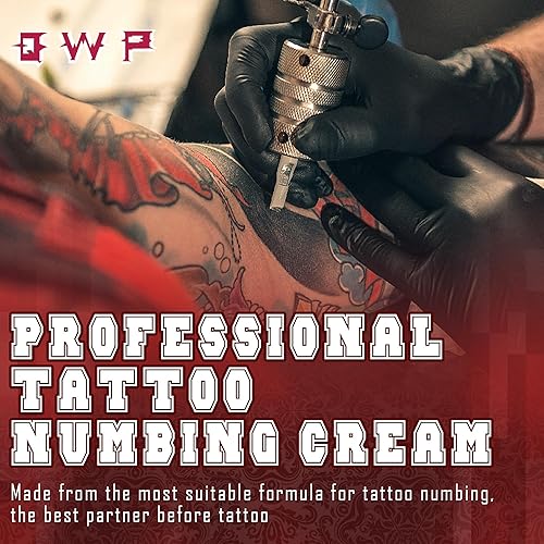 Miniatura 3 de Crema anestésica para tatuajes, crema adormecedora de lidocaína al 5 % para tatuajes extra fuerte, permanencia máxima de adormecimiento durante 6