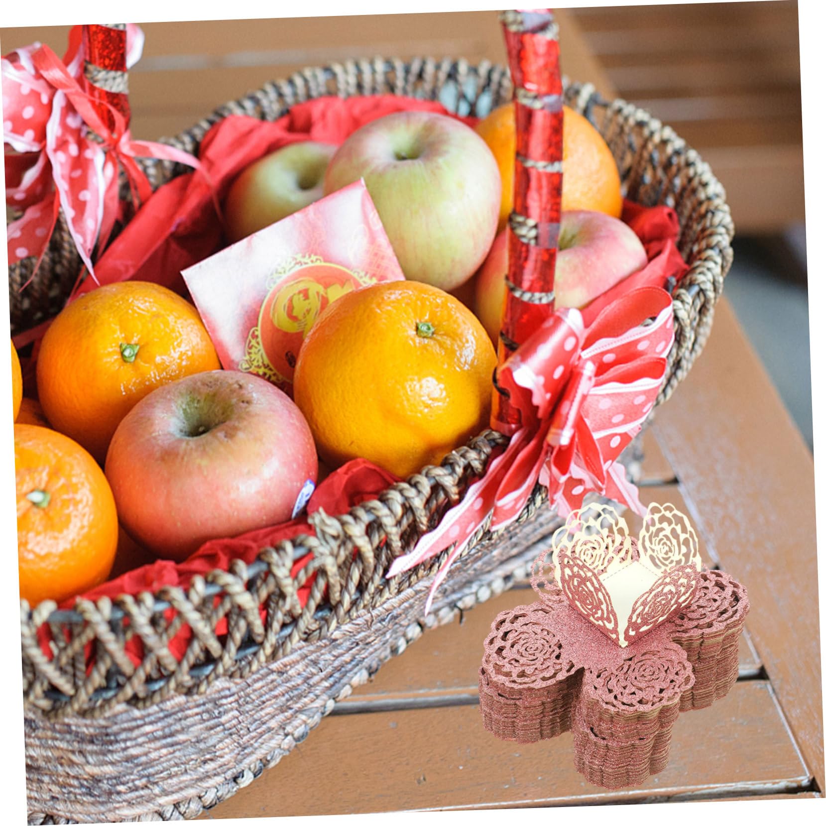 MAGICLULU 50pcs Schokolade Wrapper Tassen Trüffel Candy Dekorative Party Versorgung für Hochzeit