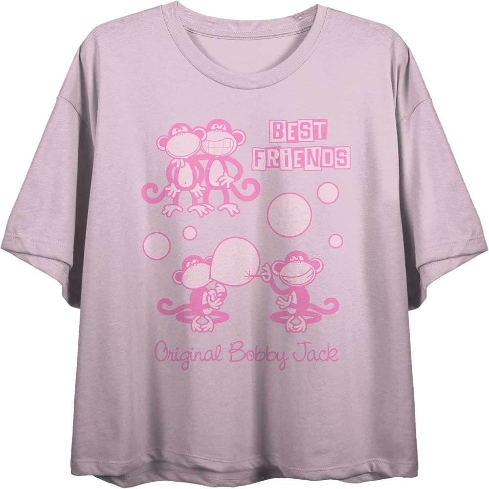Bobby Jack Best Friends Women's Cradle Pink Crew Neck Short Sleeve