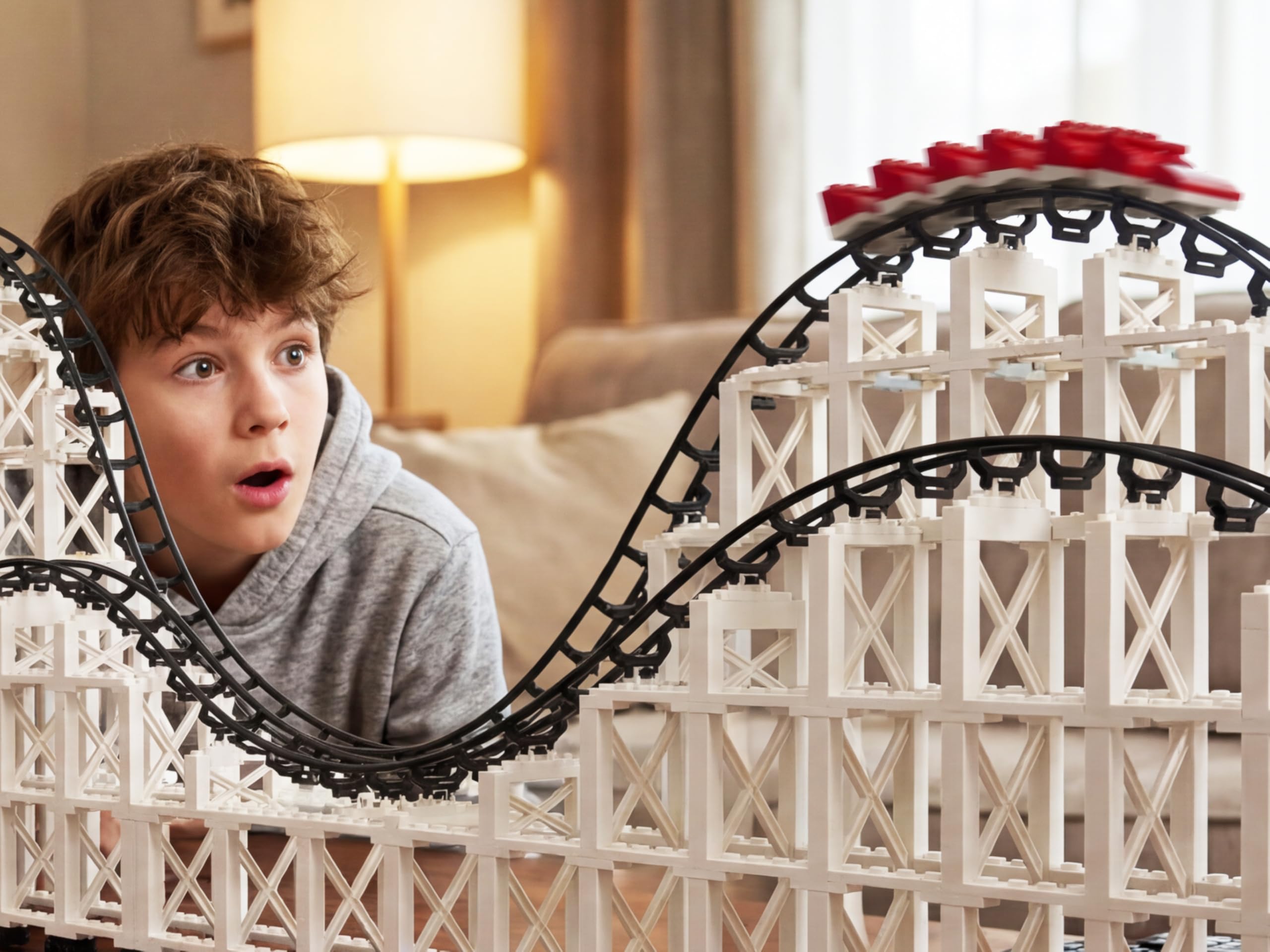 Amazon.com: CDX Blocks Big Dipper Roller Coaster Model Kit – 1600+