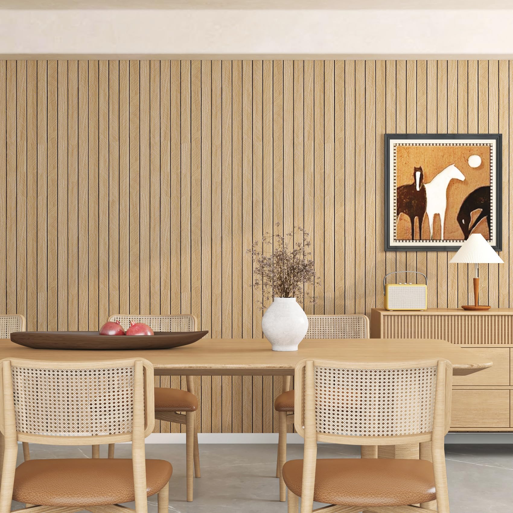 Livelynine Panneau Mural Decoratif Adhesif Bois Marron 3D 90CMx5M Panneau Mural Bois Décoratif Intérieur Panneaux Muraux 3D Adhesif Salon Chambre Papier Peint Adhésif Mur TV Entrée Bureau Revetement