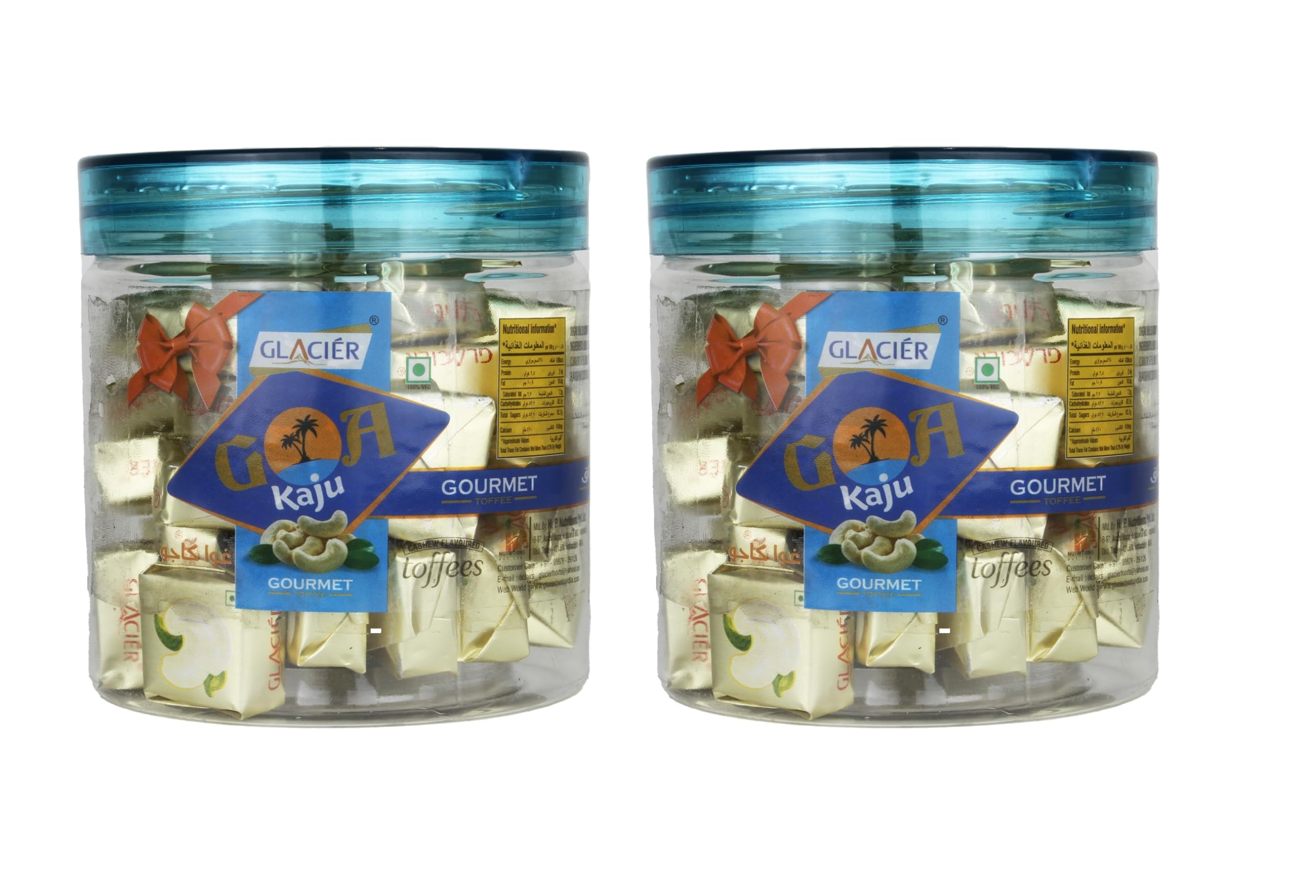 Glacier Goa Kaju Toffee | Soft and Tasty Butter and Cashewnut Flavour Toffees | Healthy and Tasty Toffees | Goa Kaju Tin Pack of 2 (B0CYX16ZR9) Amazon Price History, Amazon Price Tracker