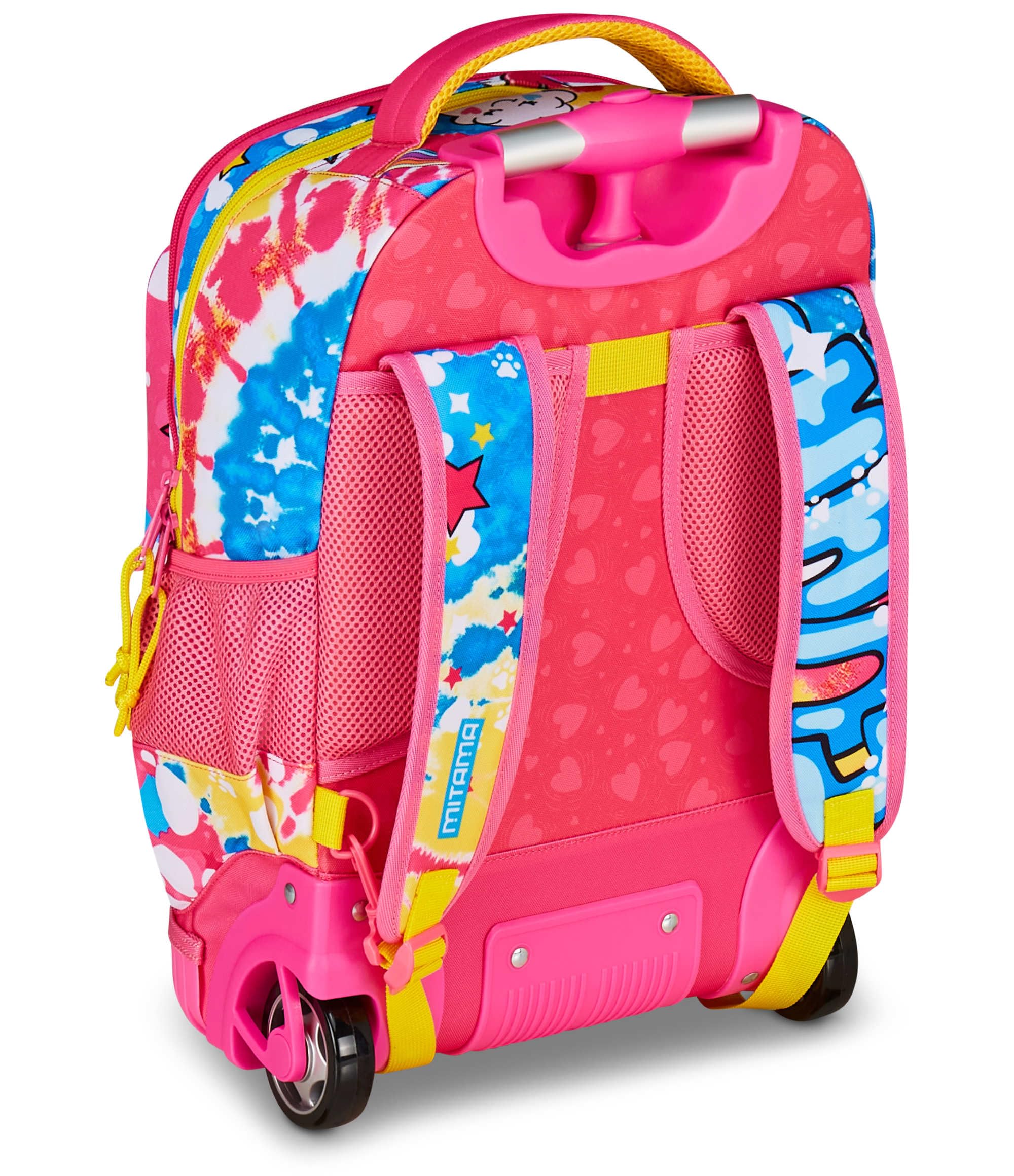 Mitama Trolley Escolar Run Maxi CATROCK, Fucsia, Doble Compartimento, Bolsillo Frontal, 2 Bolsillos Laterales, Escuela Primaria y Tiempo Libre, niña