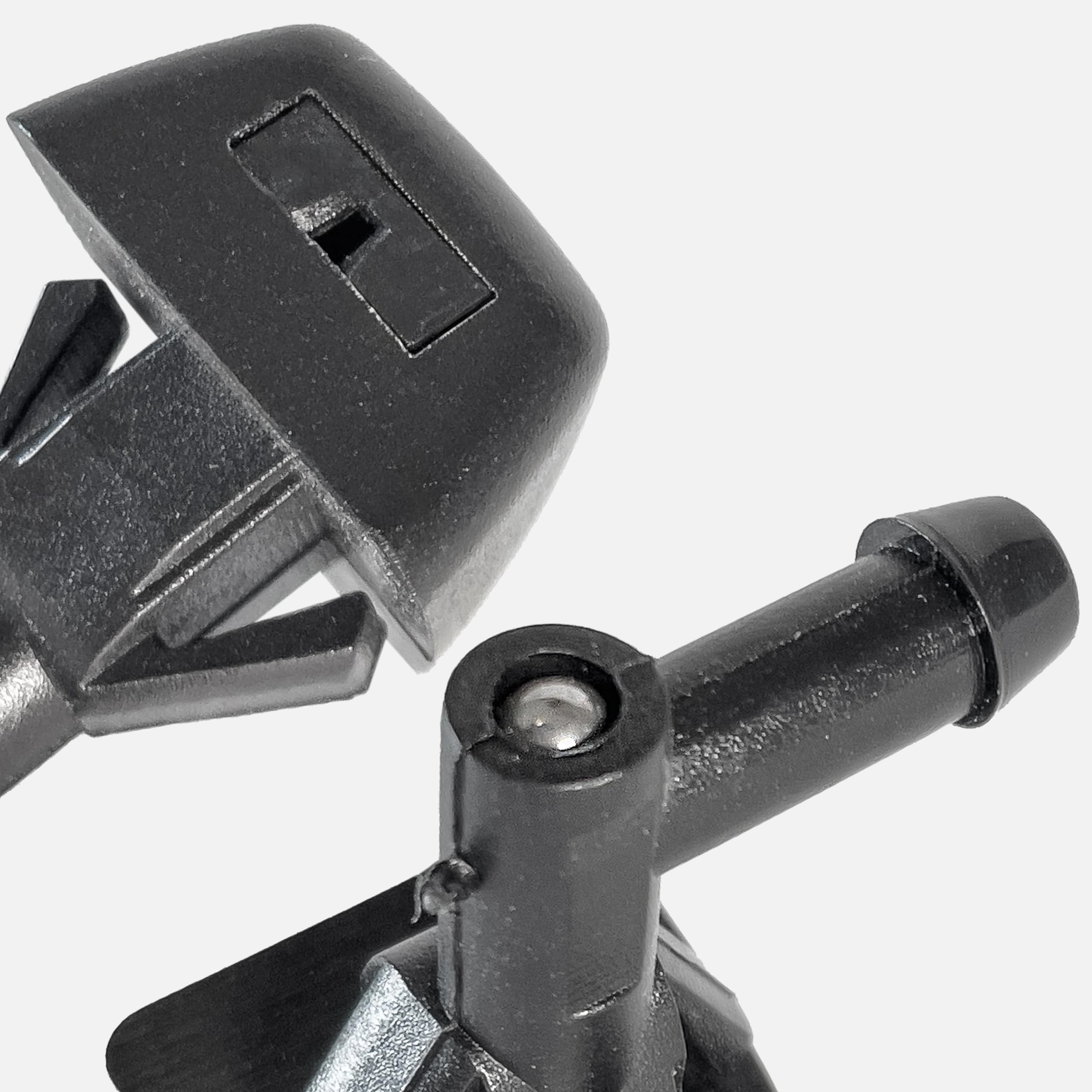 Click&Fit Dysze spryskiwacza szyby przedniej kompatybilne z Volvo XC70 S60 V70 od 2000 do 2010 - dysze spryskiwaczy do wycieraczek do ekranu zastępuje 30655606, 8620256, 2-pak