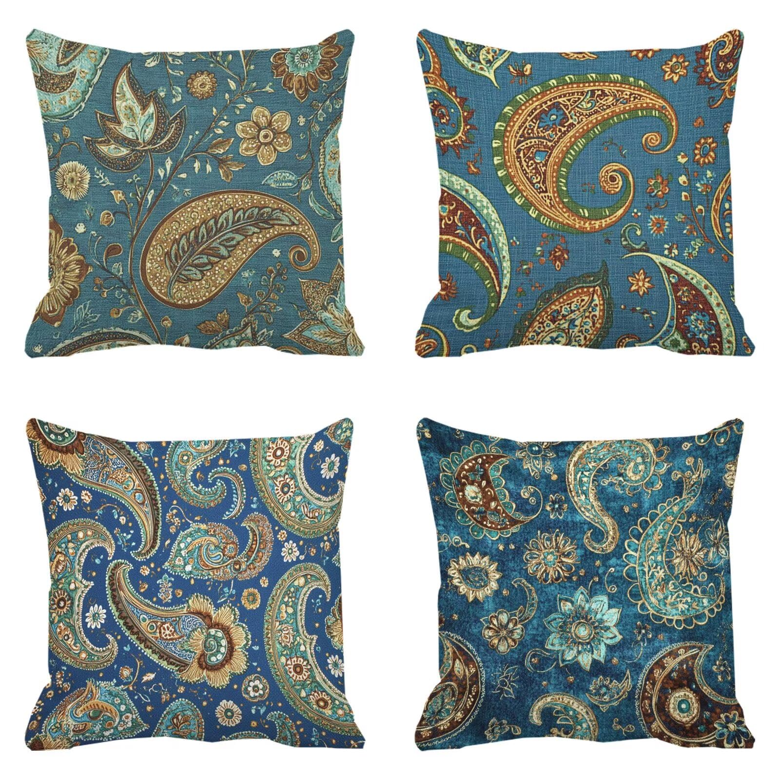 Taie oreiller imperméable 65x65 turquoise contre les taches