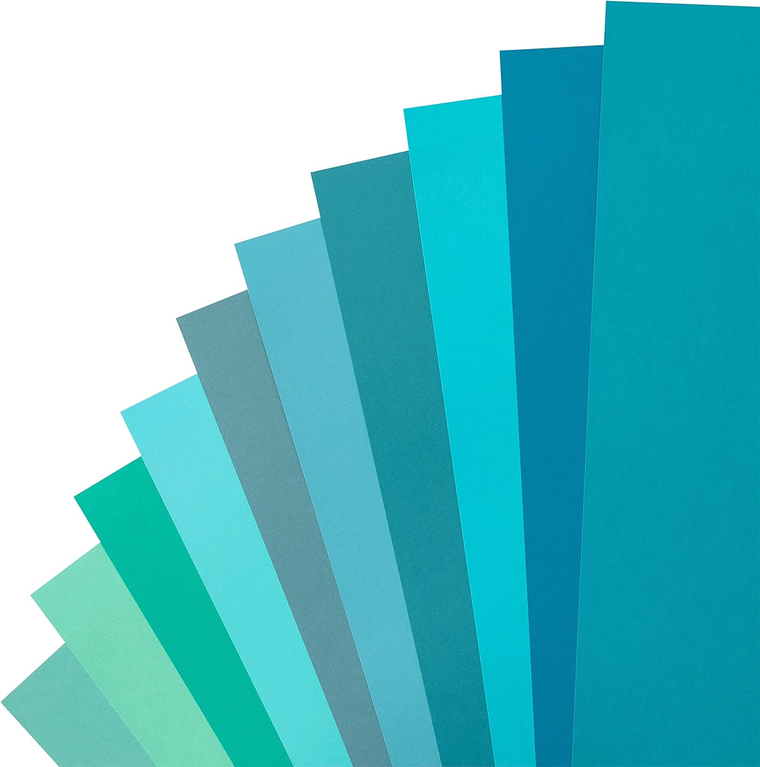 Recollections 100 Sheets Teal Palette 12” x 12” Cardstock Paper - Acid and Lignin Free Paper for Scrapbooks, Arts & Crafts - 1 Pack