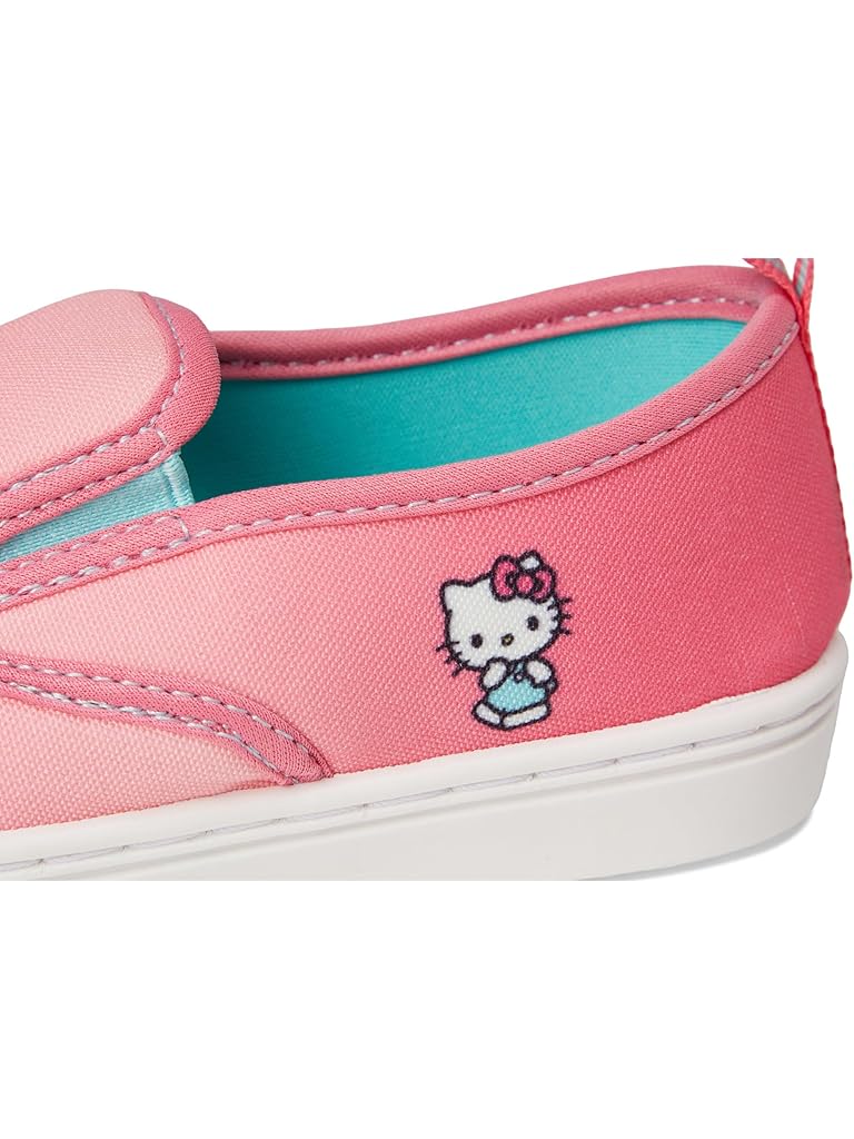 Pink Josmo Hello Kitty Canvas Slip On Sneakers (little Kid/Big Kid)