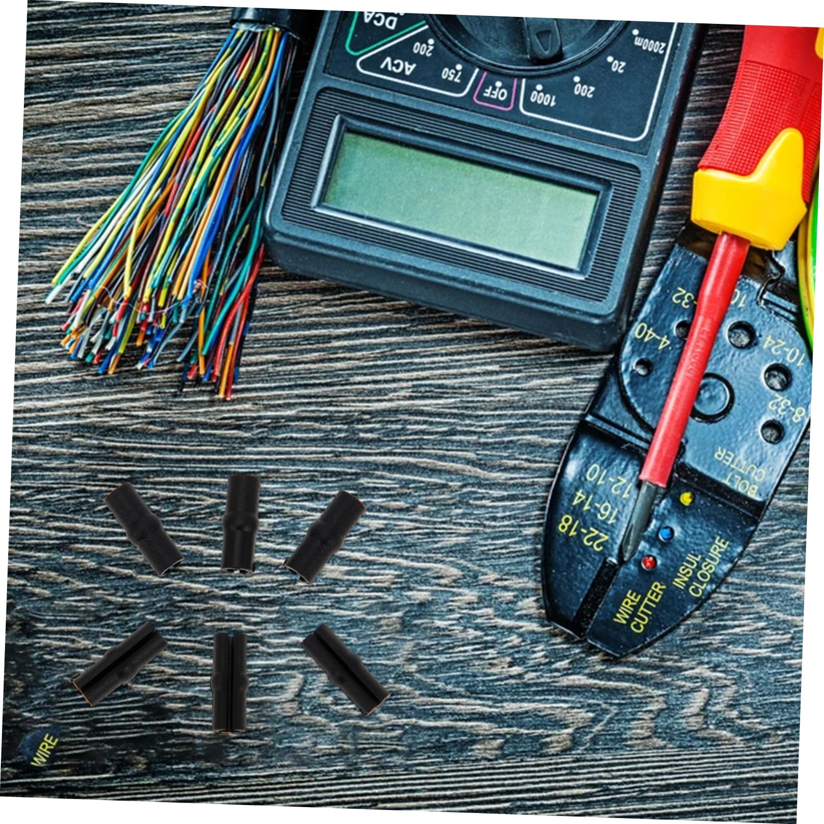 NUOBESTY 100pcs -friction Iron Wire Protector Shell Protective Case for Cords and Wires and Design Prevents Rubbing Floors