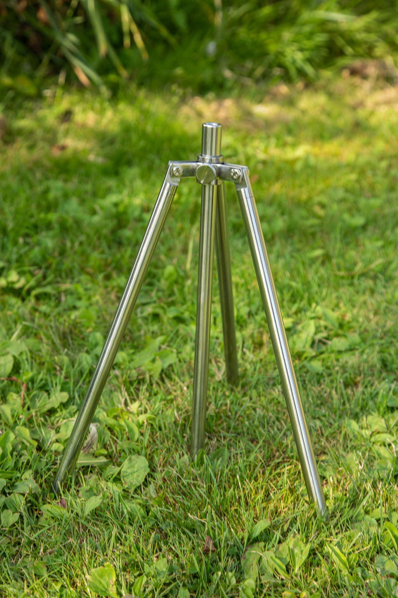 Treppiede In Acciaio Inox Per Pesca – Poggia Canne Robusto, Altezza Max 45 Cm, Stabile Su Ogni Superficie