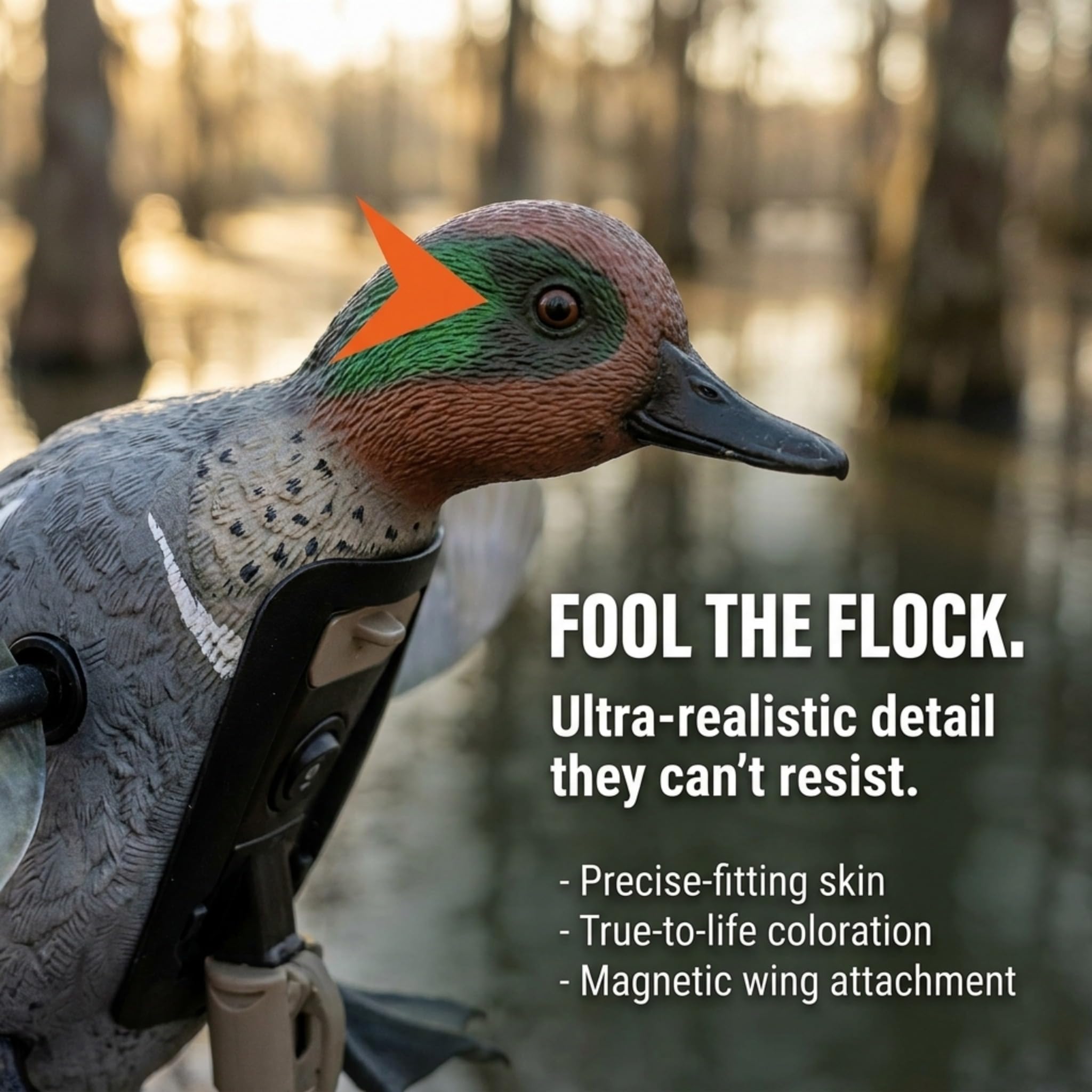MOJO Elite Series - Señuelo de pato - Señuelo fácil de usar - Equipo de caza de patos y accesorios