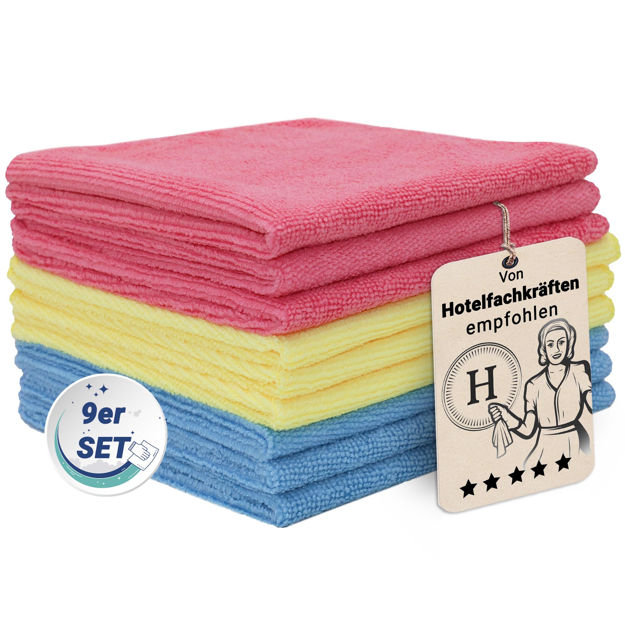 ZOLLNER Mikrofasertücher 9er Set Produktbeschreibung