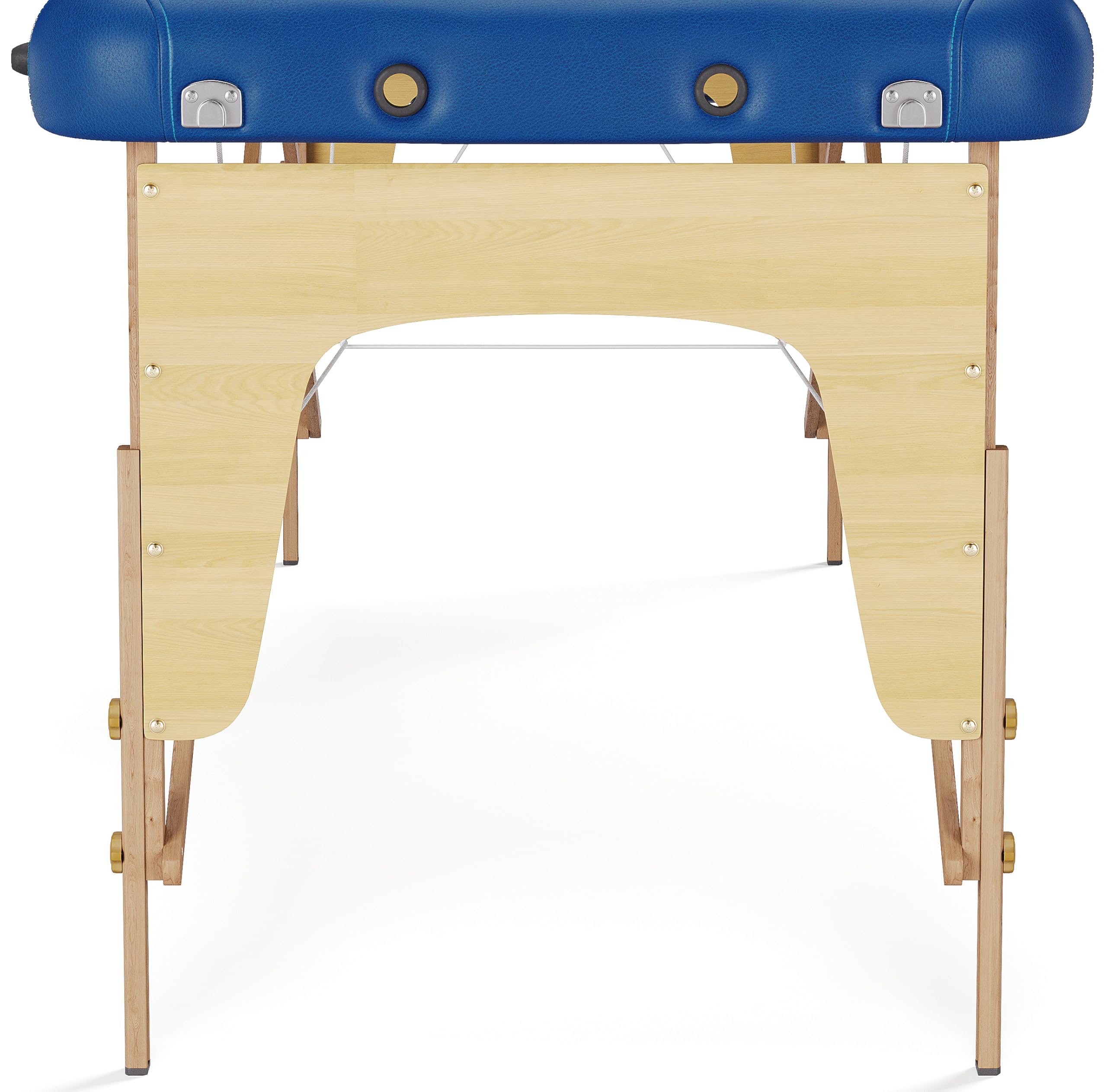 Beltom® Mobile Massageliege Massagetisch 3 zonen Basic 185 x 60 cm. - Licht 14,3 kg. - massagebed massageleuning Massagebank klappbar Kosmetikliege - Blau