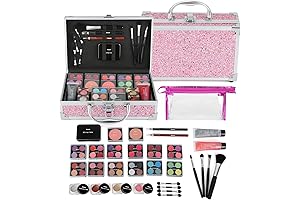 All-In-One Makeup Carry Case with Pro-Teen Makeup Set