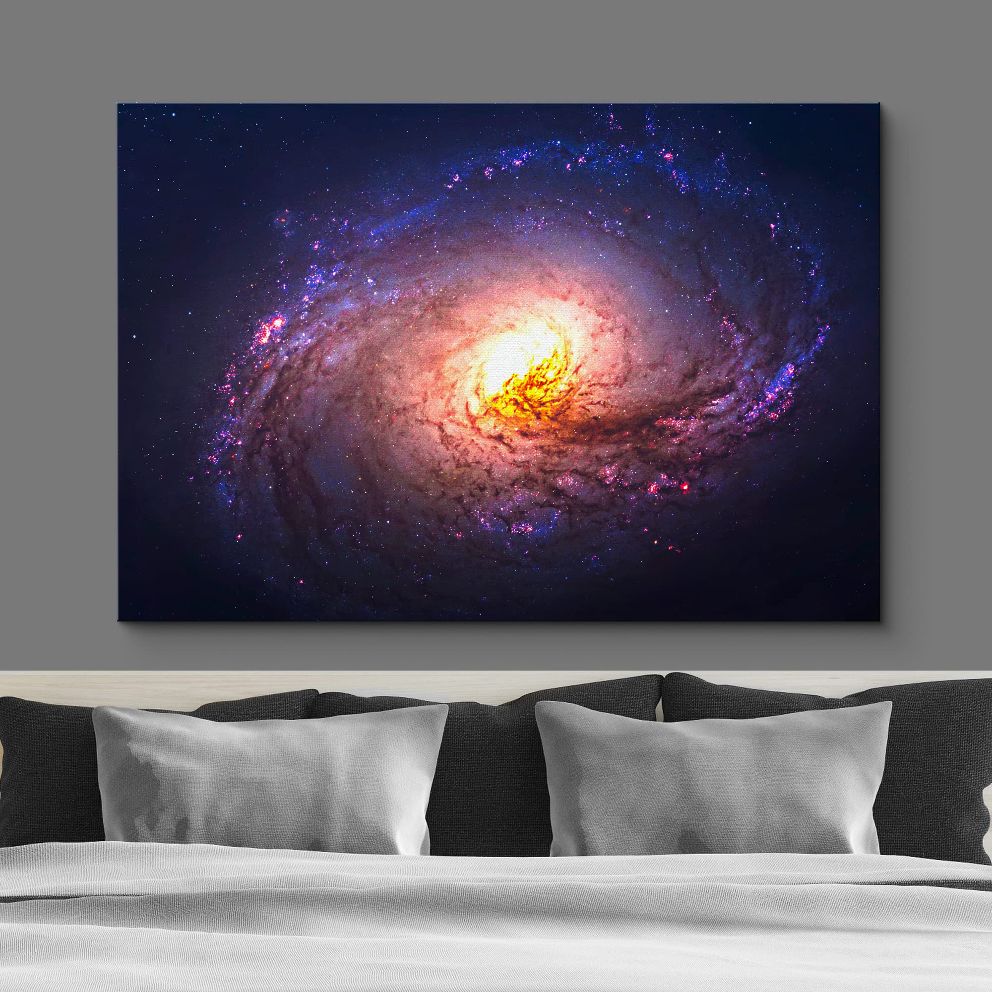 Amazon.com: SIGNFORD Canvas Print Wall Art Cosmic Purple Spiral