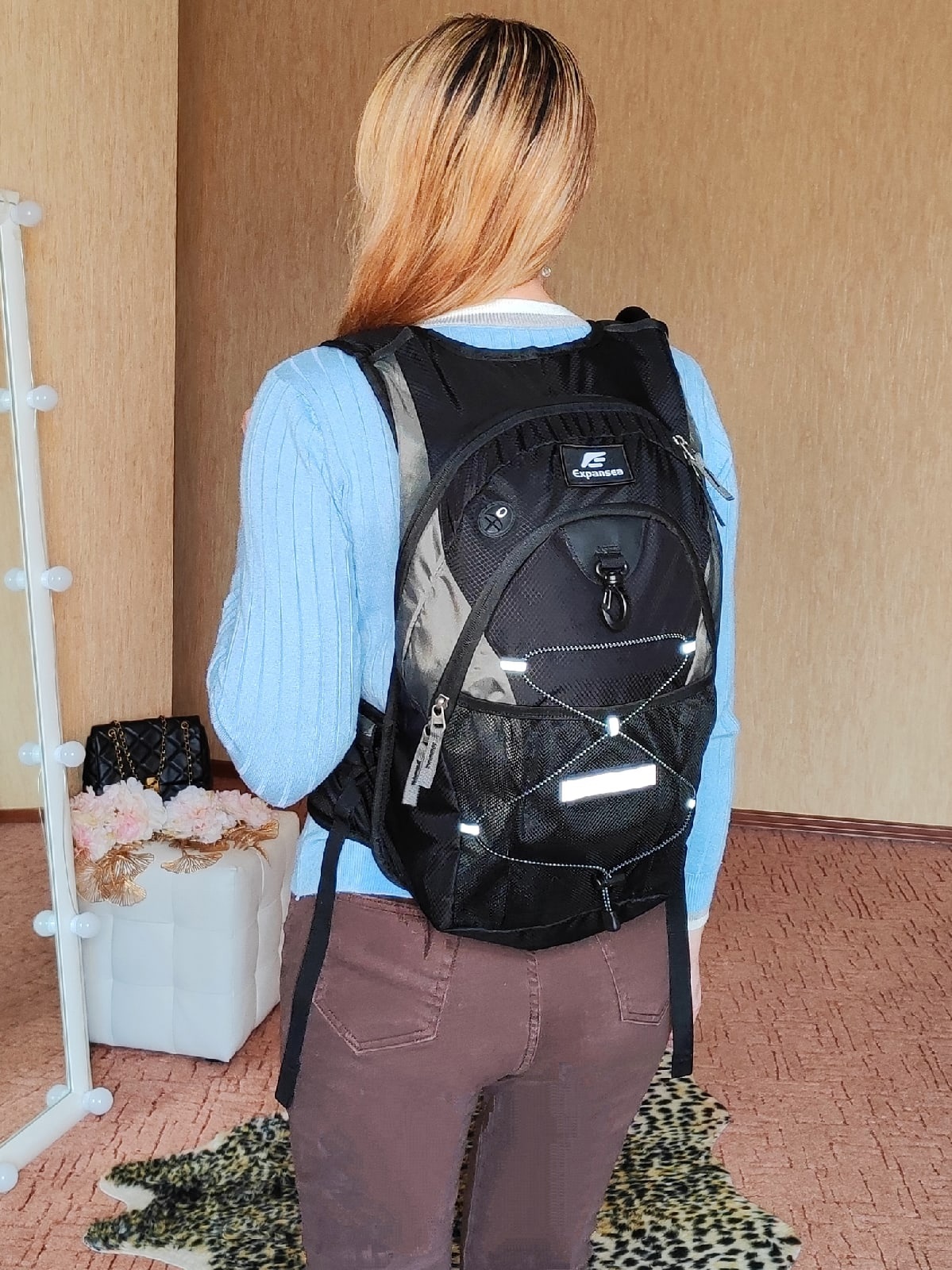 Sac à Dos D’hydratation Expansea 3L – Imperméable, Respirant, Grande Capacité, Pour Running, Rando, Vélo