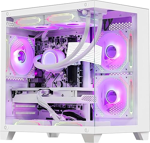 Miniatura 10 de PC de escritorio para juegos -AMD Ryzen 7 5700X 3.4 GHz -GeForce RTX 5060 8GB -16GB DDR4 RAM -1TB M.2 SSD -9.449 in AIO Refrigerado por agua y Negro