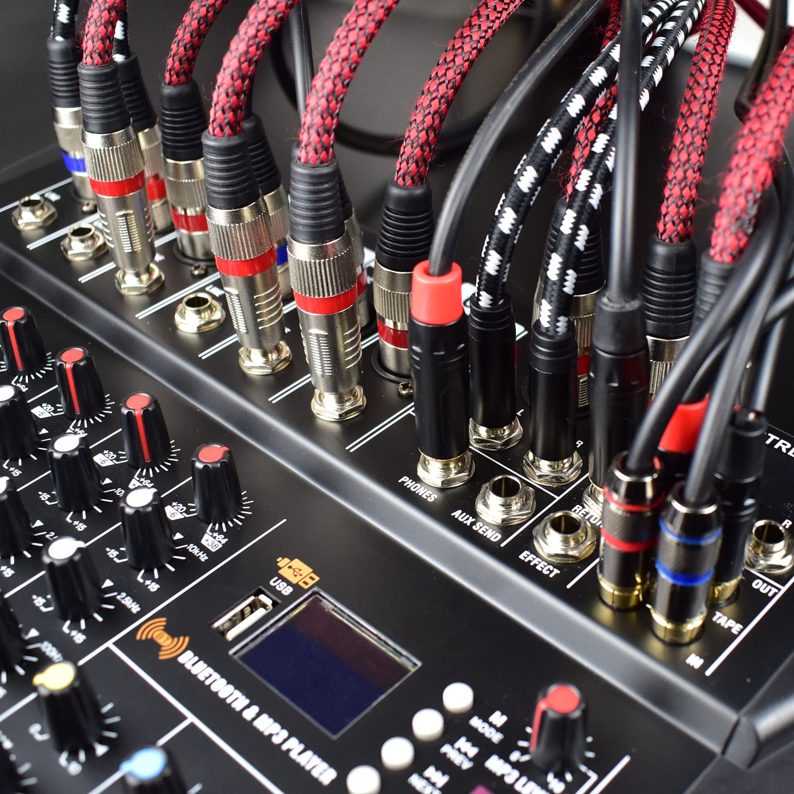 Podwójny kabel XLR żeński na podwójny RCA męski kabel głośnikowy zrównoważony 3-pinowy do RCA niezrównoważony kabel głośnikowy pozłacany OFC ekranowany bezgłośny do miksera skrzynki