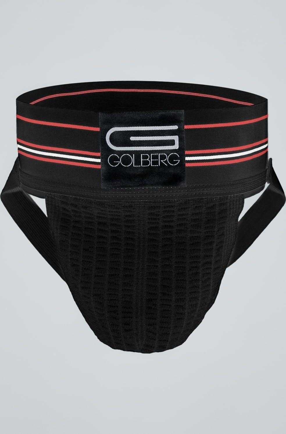 Golberg Athletic Supporter - (2 Pack, Black, Large)