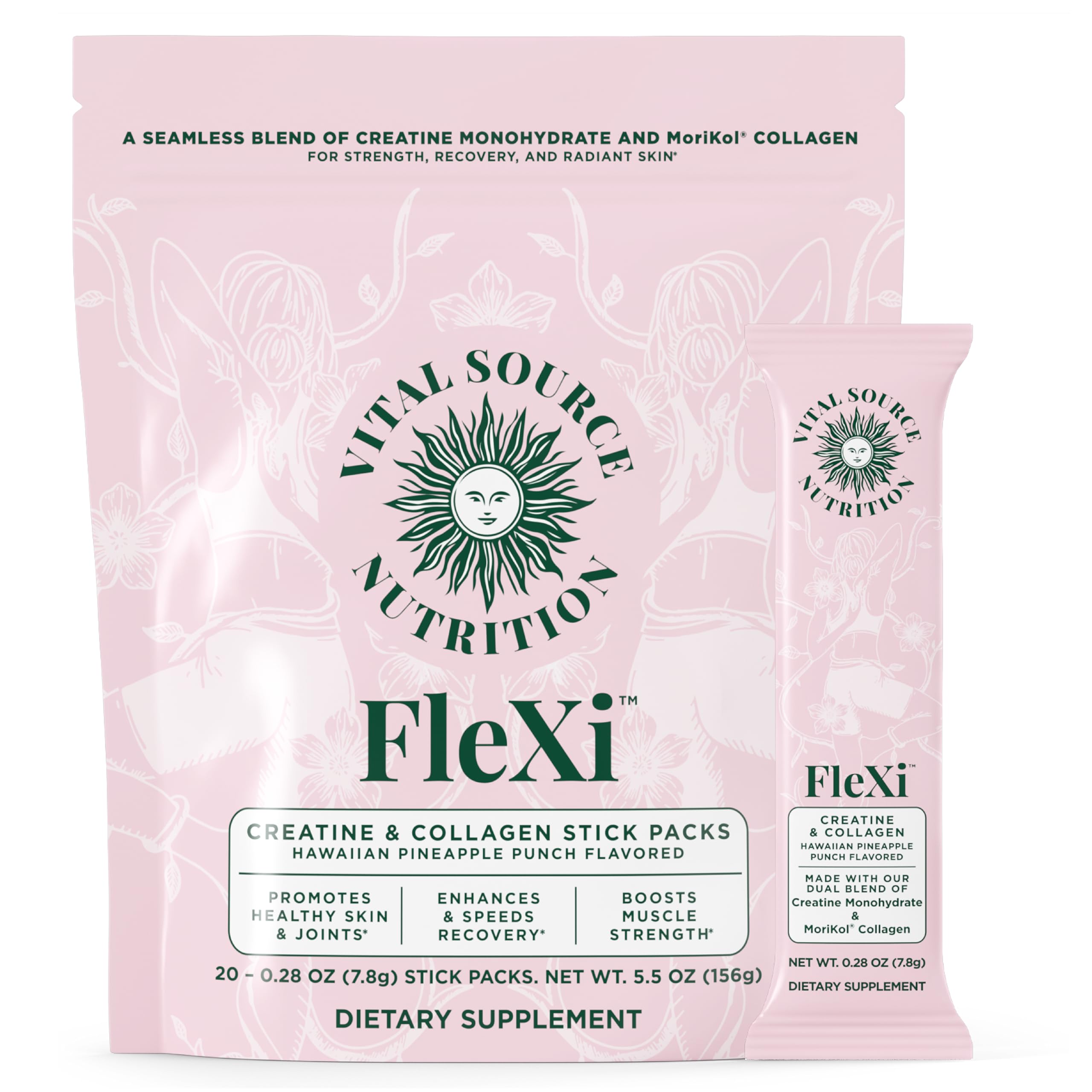 Vital Source Nutrition Flexi Creatine and Collagen Stick Packs