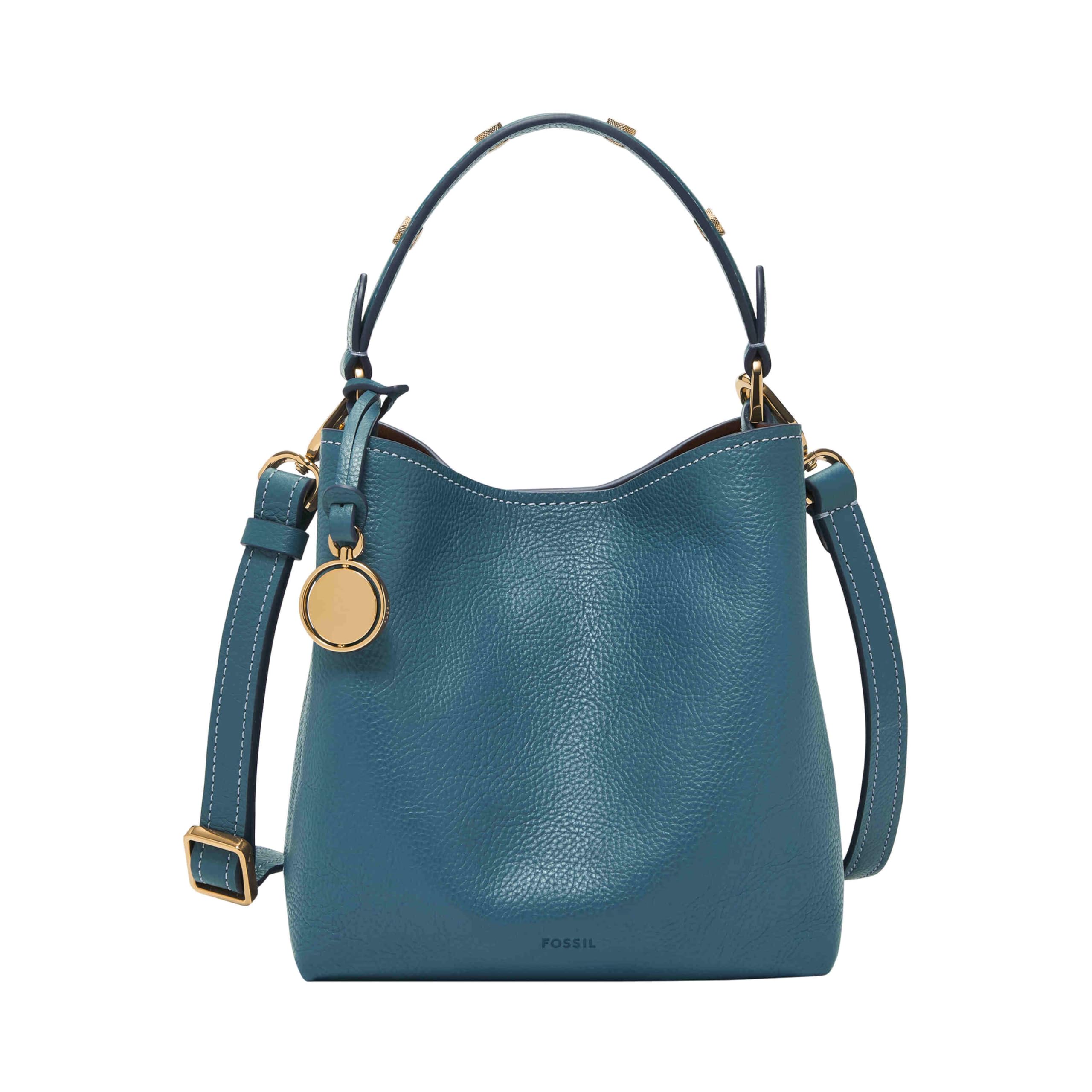 Fossil Womens Jessie Small Bucket Crossbody Bag
