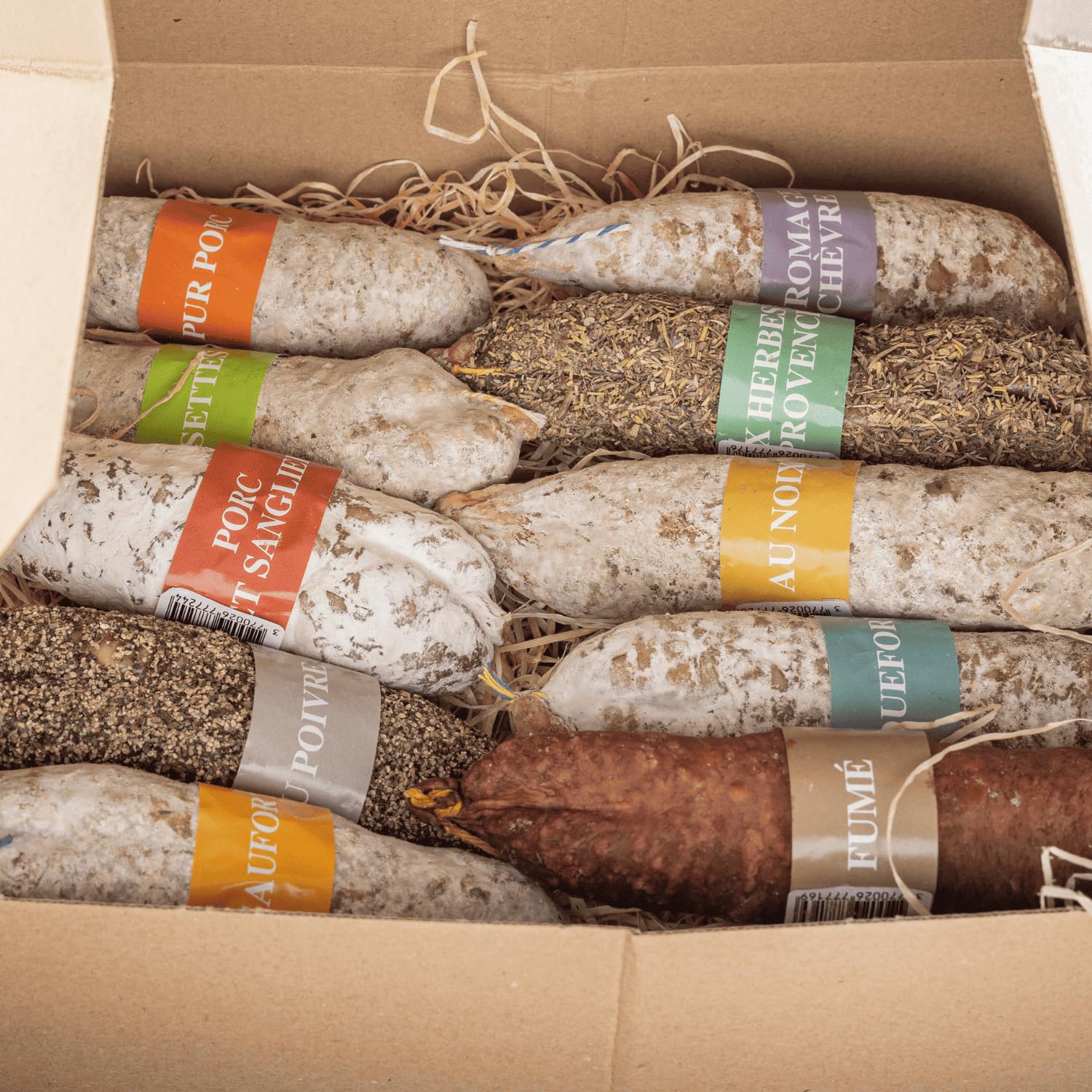 Box saucissons Aromatisées
