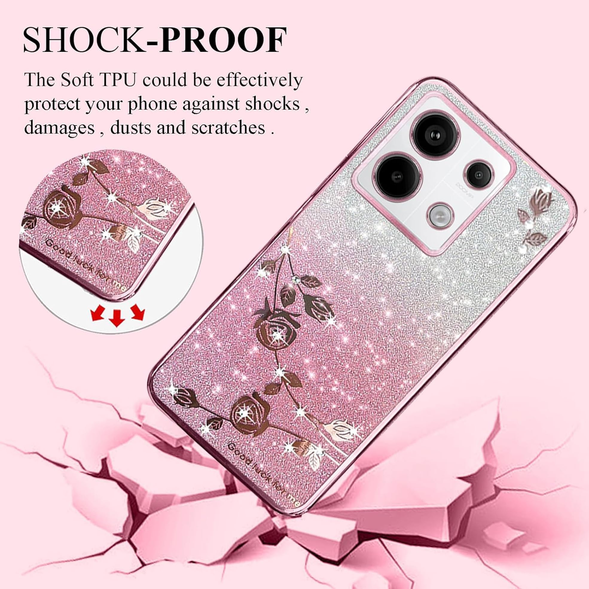 Captor Cover Trasparente per Xiaomi 13 Lite 5G, Custodia TPU in