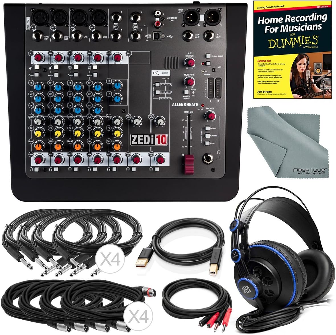 Allen & Heath ZEDi10 Compact 10Channel Hybrid Mixer & USB