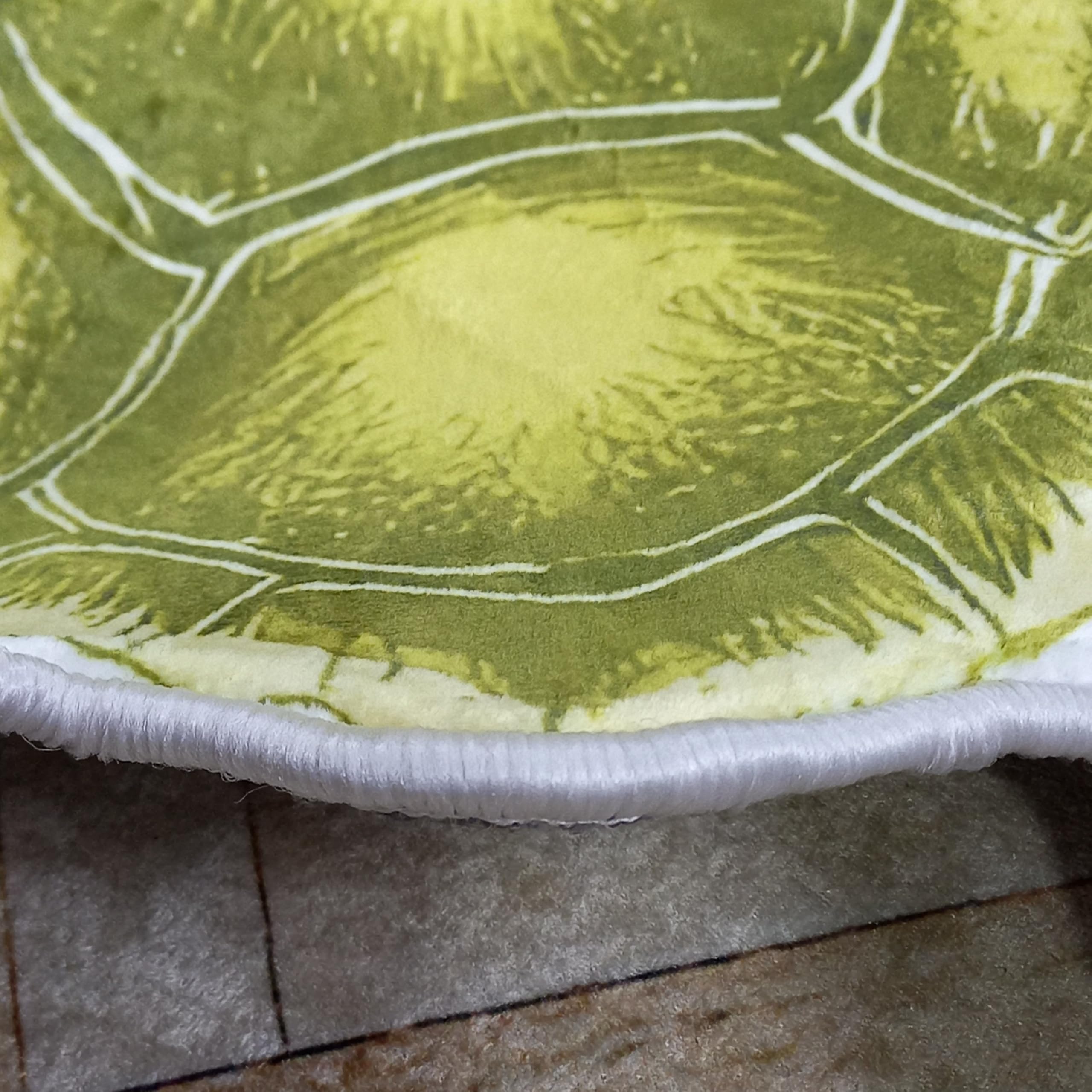 Tappeto a forma di tartaruga verde, animale marino, tappeto in peluche per camera dei bambini, cameretta dei bambini, bagno, ispirato alla costa, morbido tappetino a tema oceano, sala giochi