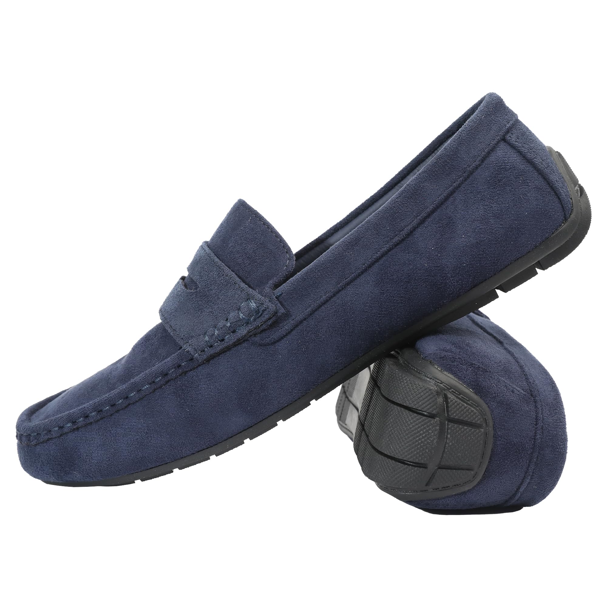 JOTA KA Zapatos Casual Hombre, Zapatilla Mocasines de Ocio para Hombre, Zapatos Sin Cordones Clásicos de Confort Suave, Empeine Gamuza, Suela TPR, Cómodos y Ventilados,Talles 40-45