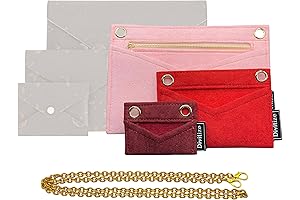 DIVITIZE CONVERSION KIT WITH CHAIN COMPATIBLE WITH POCHETTE KIRIGAMI, VELVET INSERT WITH ORINGS