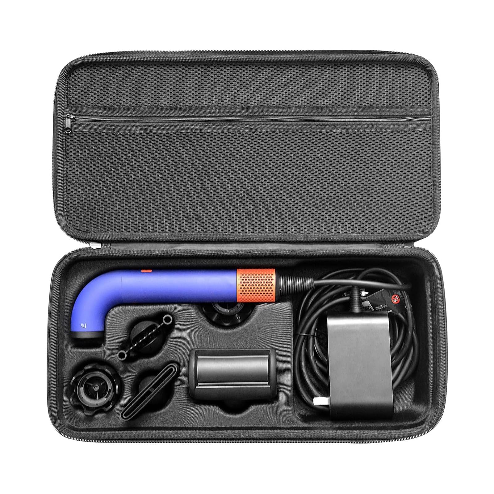 Custodia rigida da viaggio compatibile con asciugacapelli Dyson HD17 HD18, borsa da trasporto in EVA per asciugacapelli Supersonic R e accessori