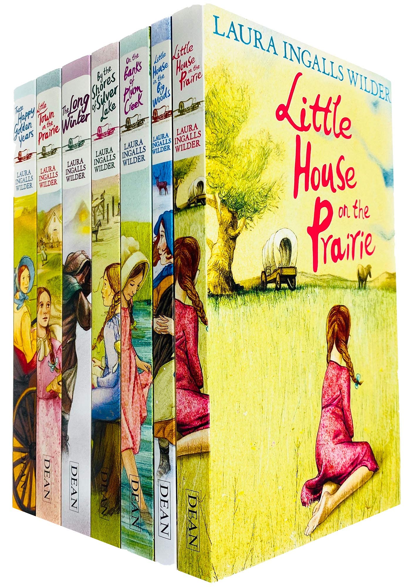 Little House on the Prairie Series 7 Books Collection by Laura Ingalls Wilder Paperback – January 1, 2020