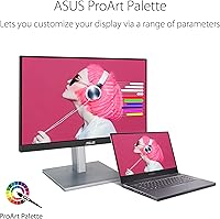 Vista 5 de ASUS ProArt Display PA247CV Monitor de 24 pulgadas - IPS, Full HD (1920 x 1080), 100% sRGB, 100% Rec. 709, precisión de color ΔE < 2, verificado por