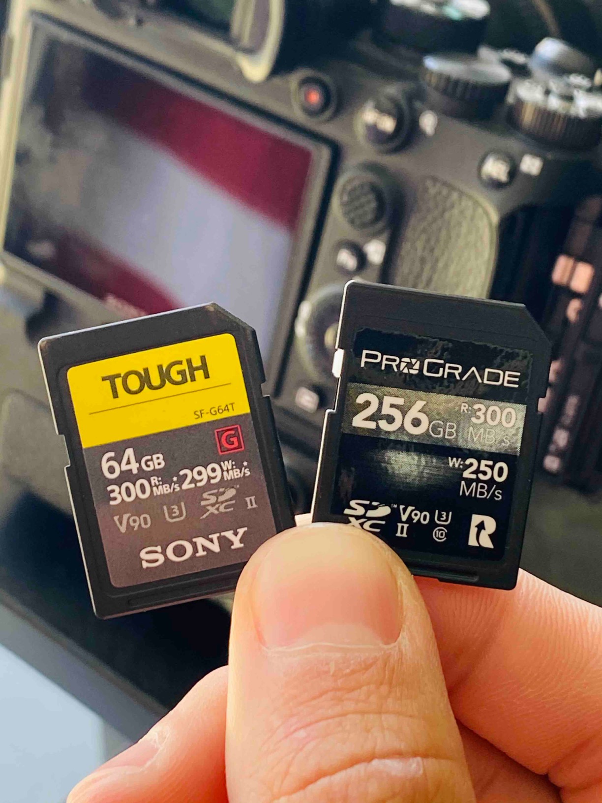 Blazing speeds - as fast as my Sony Tough card in my A7RIV.