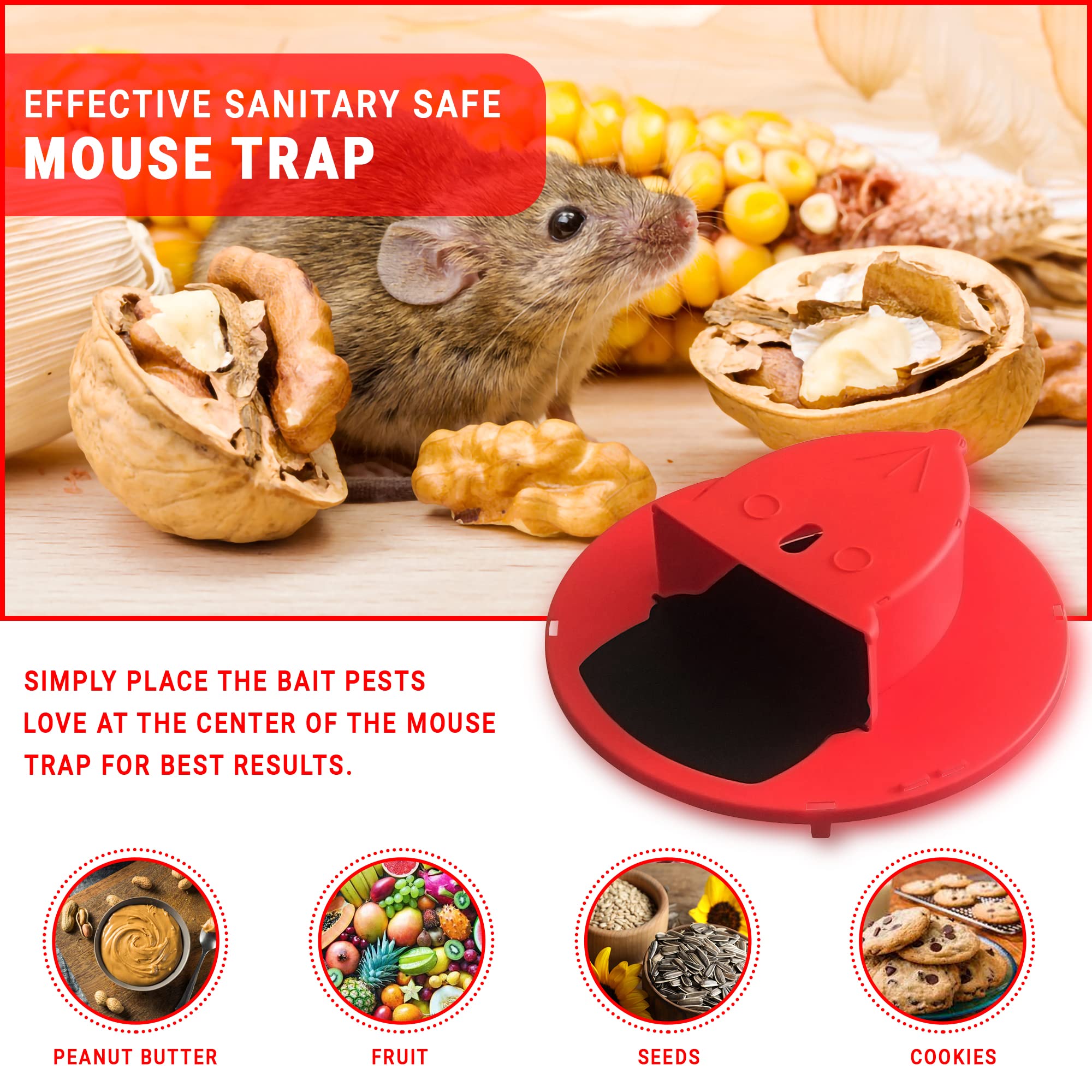 Buy Real Deal Flip Bucket Mouse Trap with Flip N Slide Lid Easy to