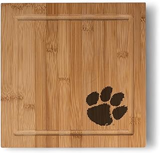 The Memory Company | Licensed NCAA Bamboo Cheese Board with Utensils