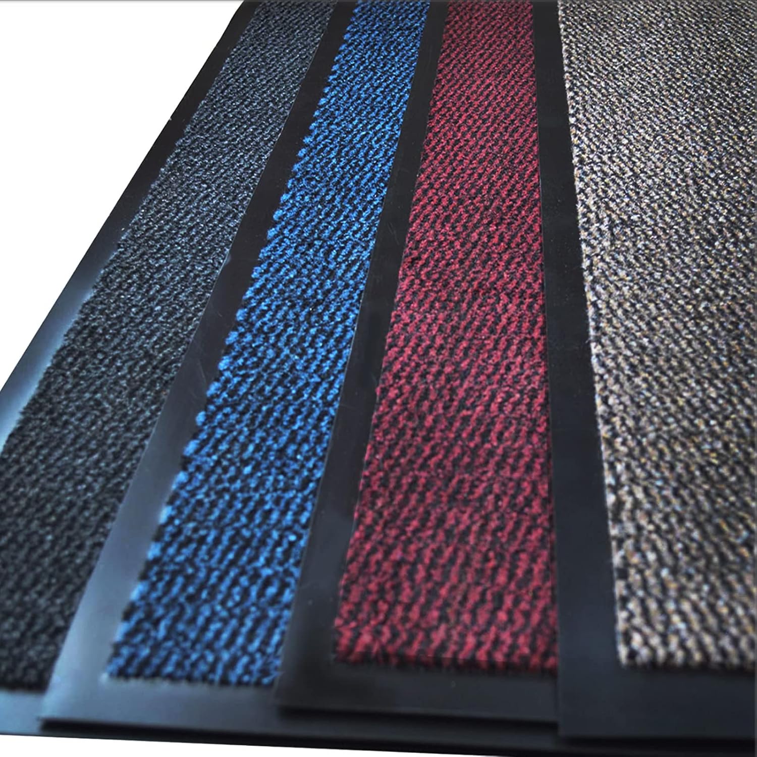FunkyBuys Barrier Mat Large Door Mat Rubber Backed Medium Runner
