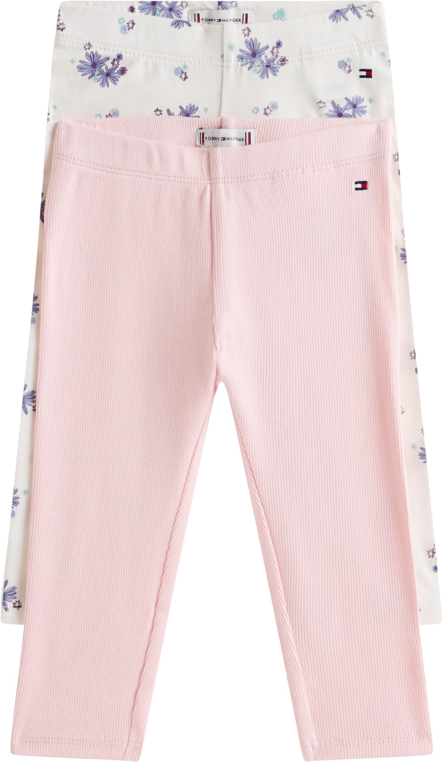 Tommy Hilfiger Newborn 2 PACK LEGGING KN0KN02201 WHITE (Flower Aop) 9 Month