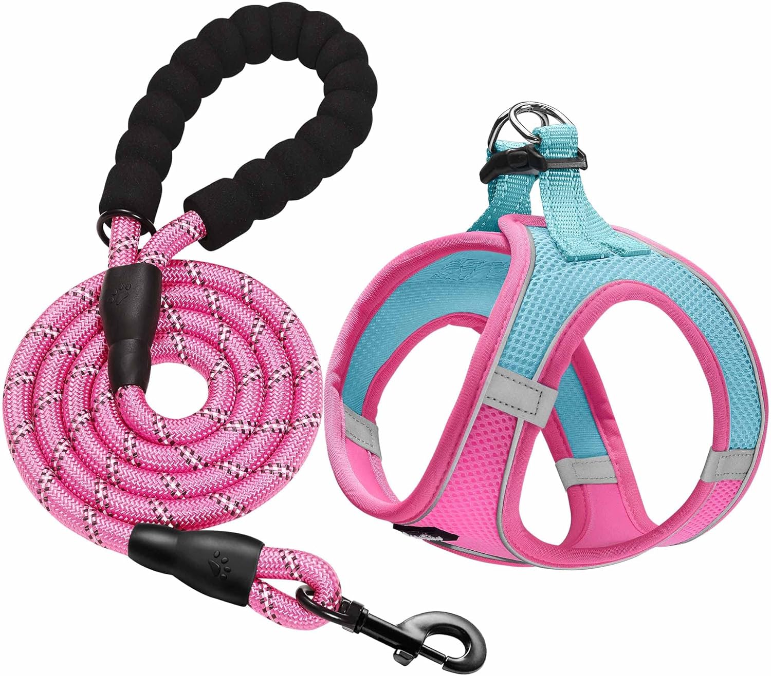 haapaw Dog Harness with Leash Set, No Pull Adjustable
