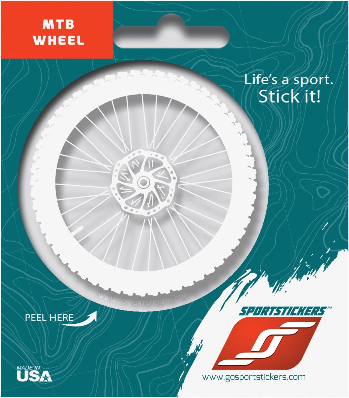 Mountain Biker Stickers - Combine to Make a Family