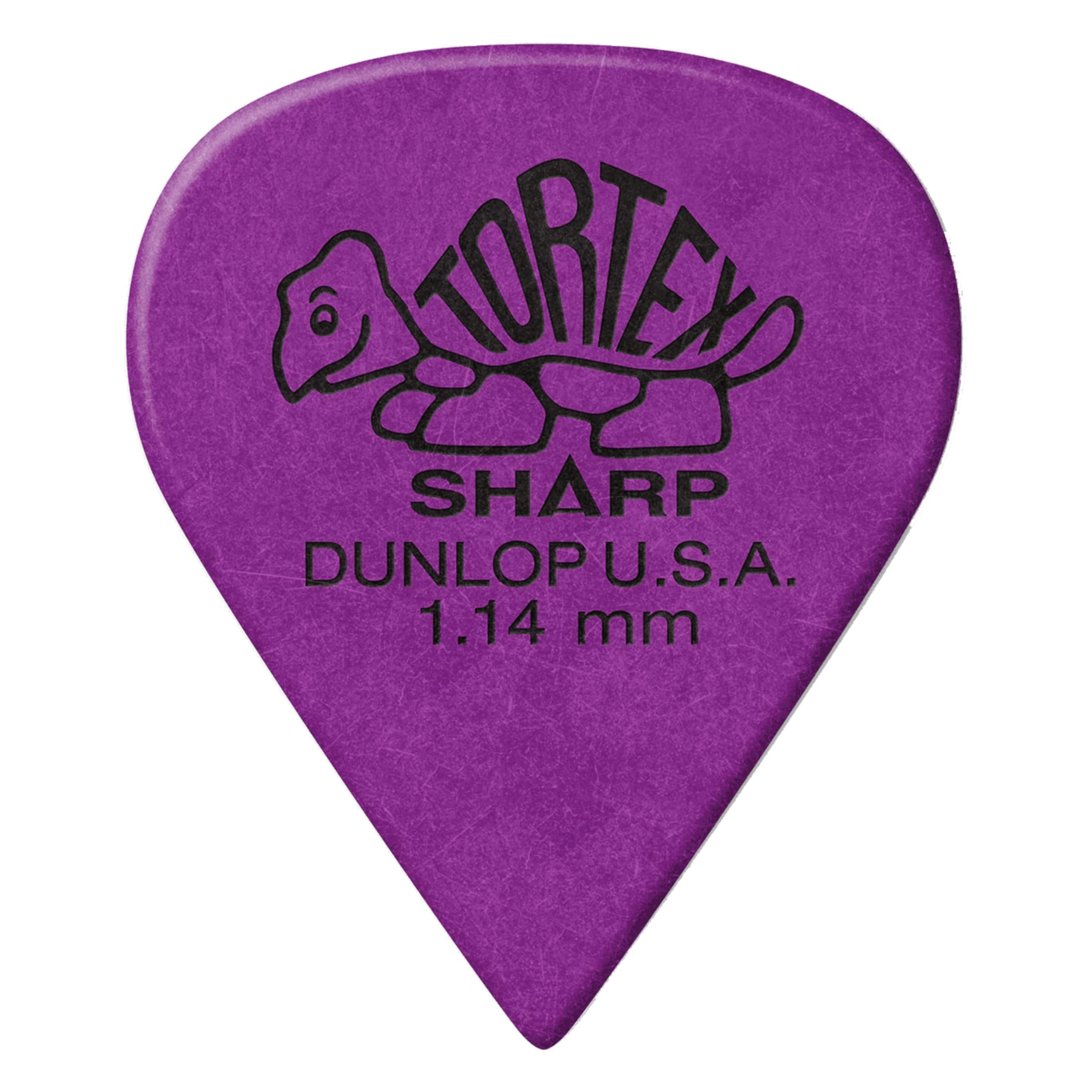 Dunlop Sharp 412 Picks 1.14" violet. x12 - Zestaw kostek
