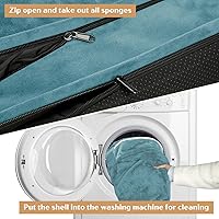 Vista 447 de Comfort Expression Cama ortopédica para perros extra grandes de 45 x 35 pulgadas, cama para mascotas XL de espuma tipo caja de huevos impermeable