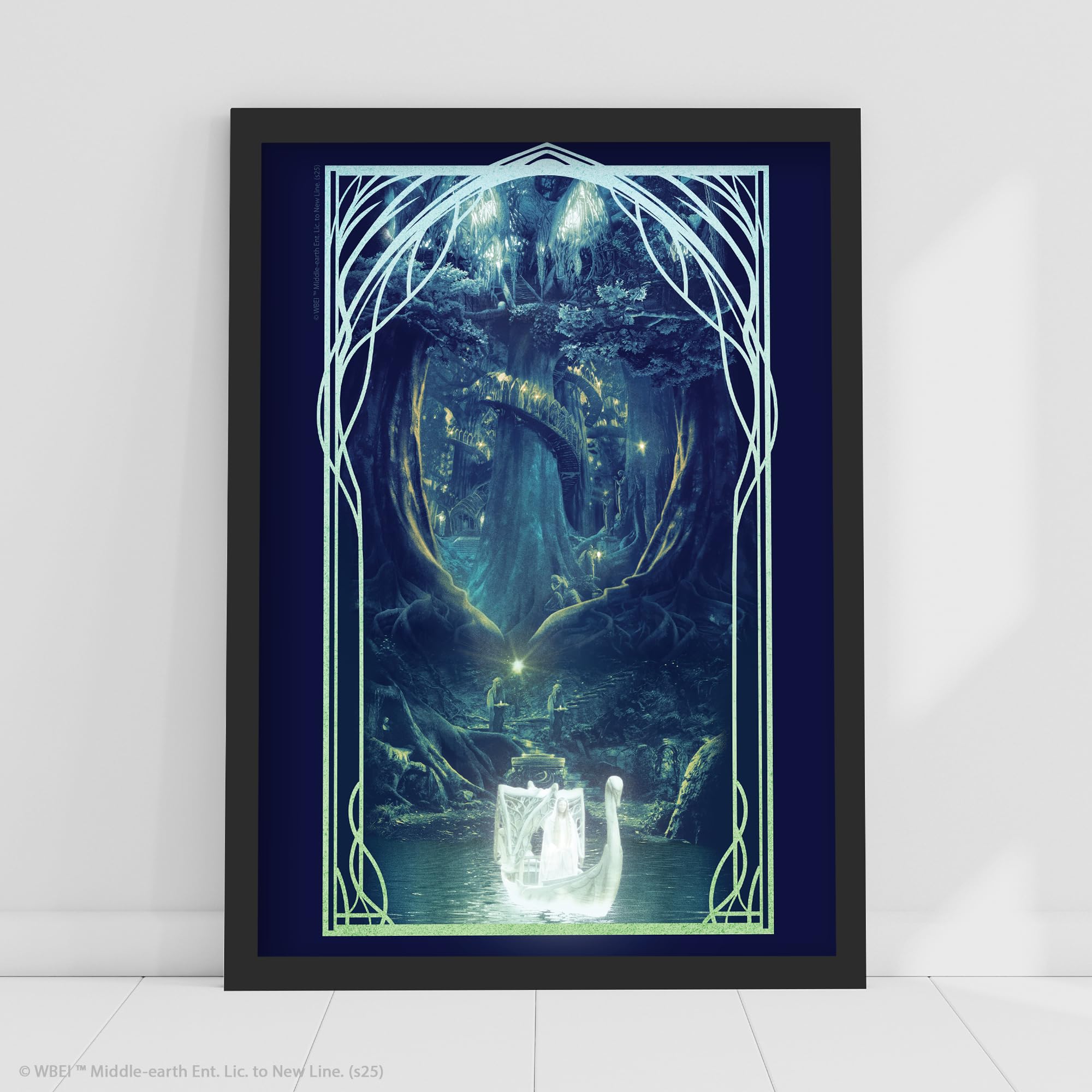 Themed Multicolour The Lord Of The Rings Print - Epic Journey Poster Wall Art (21Cm X 29.7Cm - A4)
