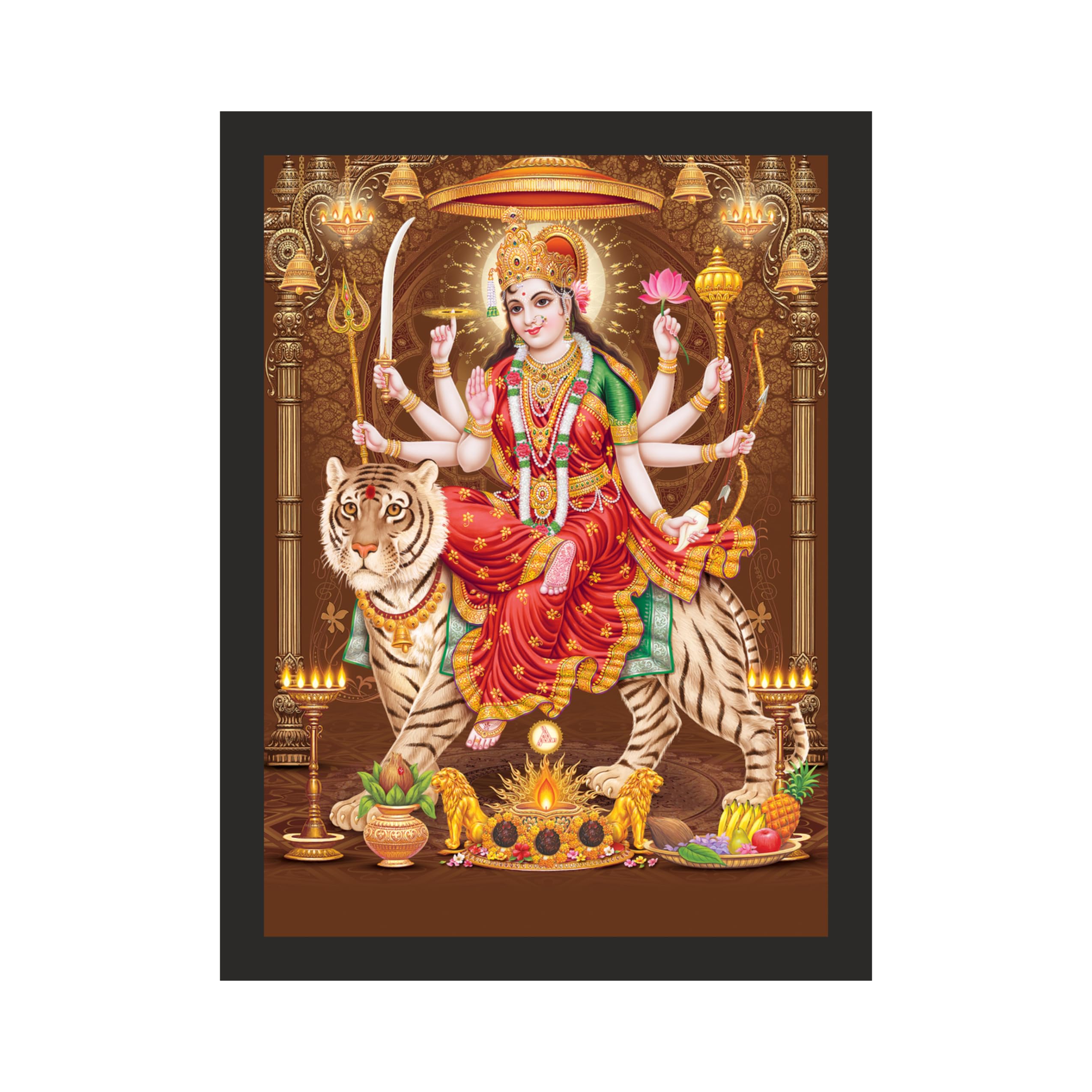 Grand Auspicious Durga: 30x40