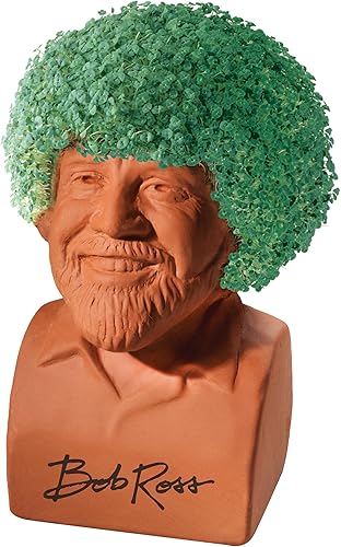 Miniatura 3 de Chia Pet  Maceta decorativa de Bob Ross fácil de hacer y divertido de ver crecer regalo novedoso perfecto para cualquier ocasión