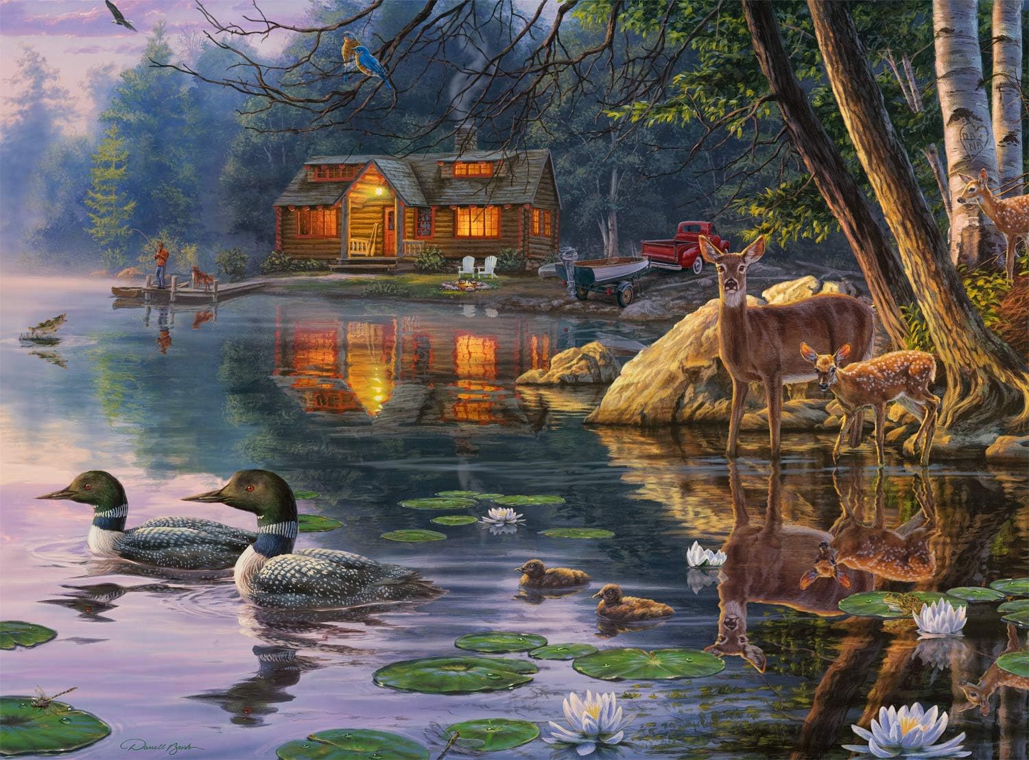 Buffalo GamesDarrell BUSh - Early Reflections - 1000 Piece Jigsaw Puzzle