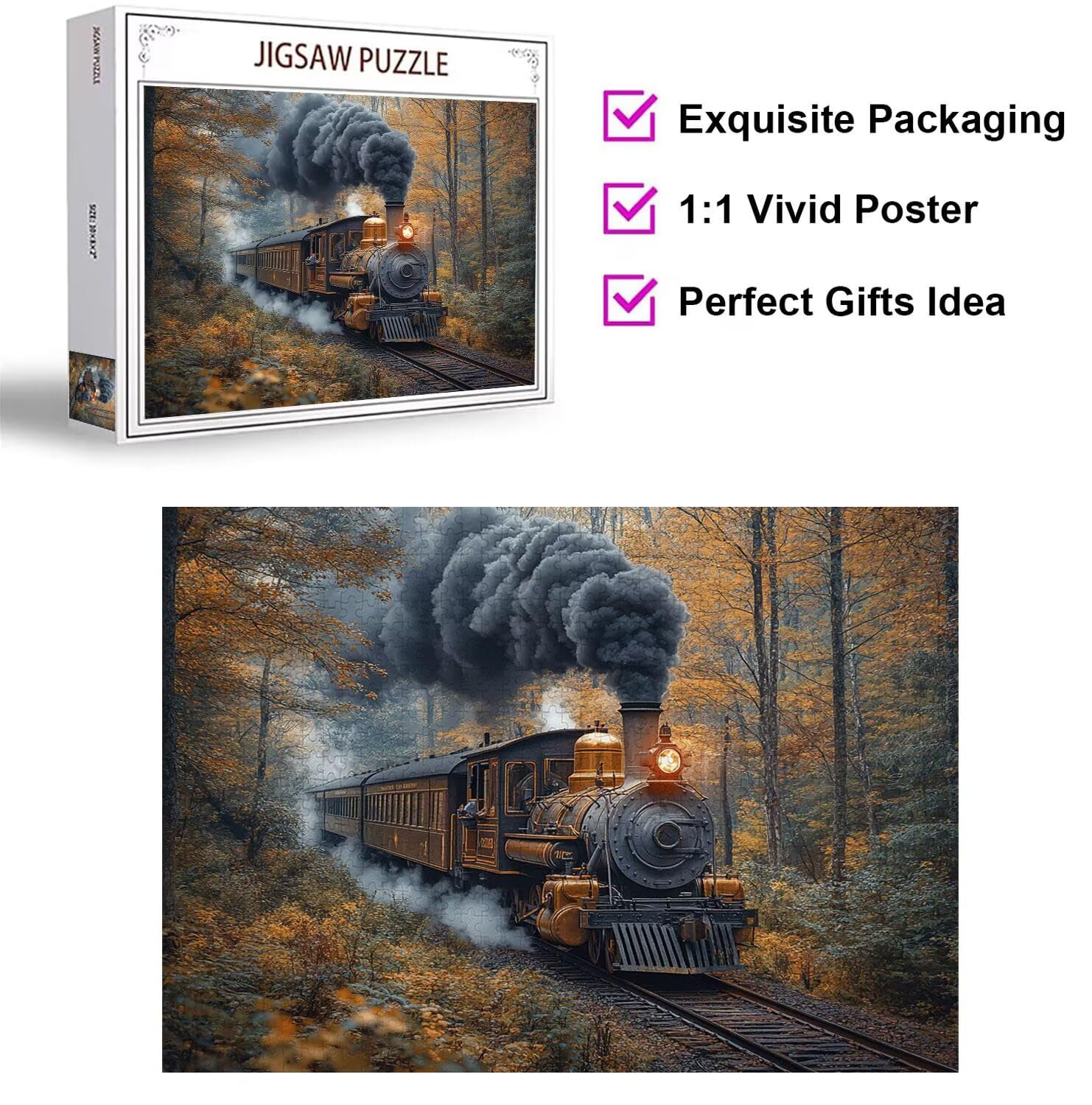 Puzzle 6000 elementów pociąg wyzwanie klasyczne puzzle, n-332