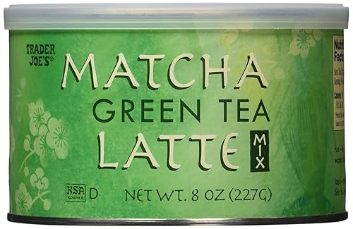 Trader Joe's Matcha té verde latte 8 onzas, paquete de 2