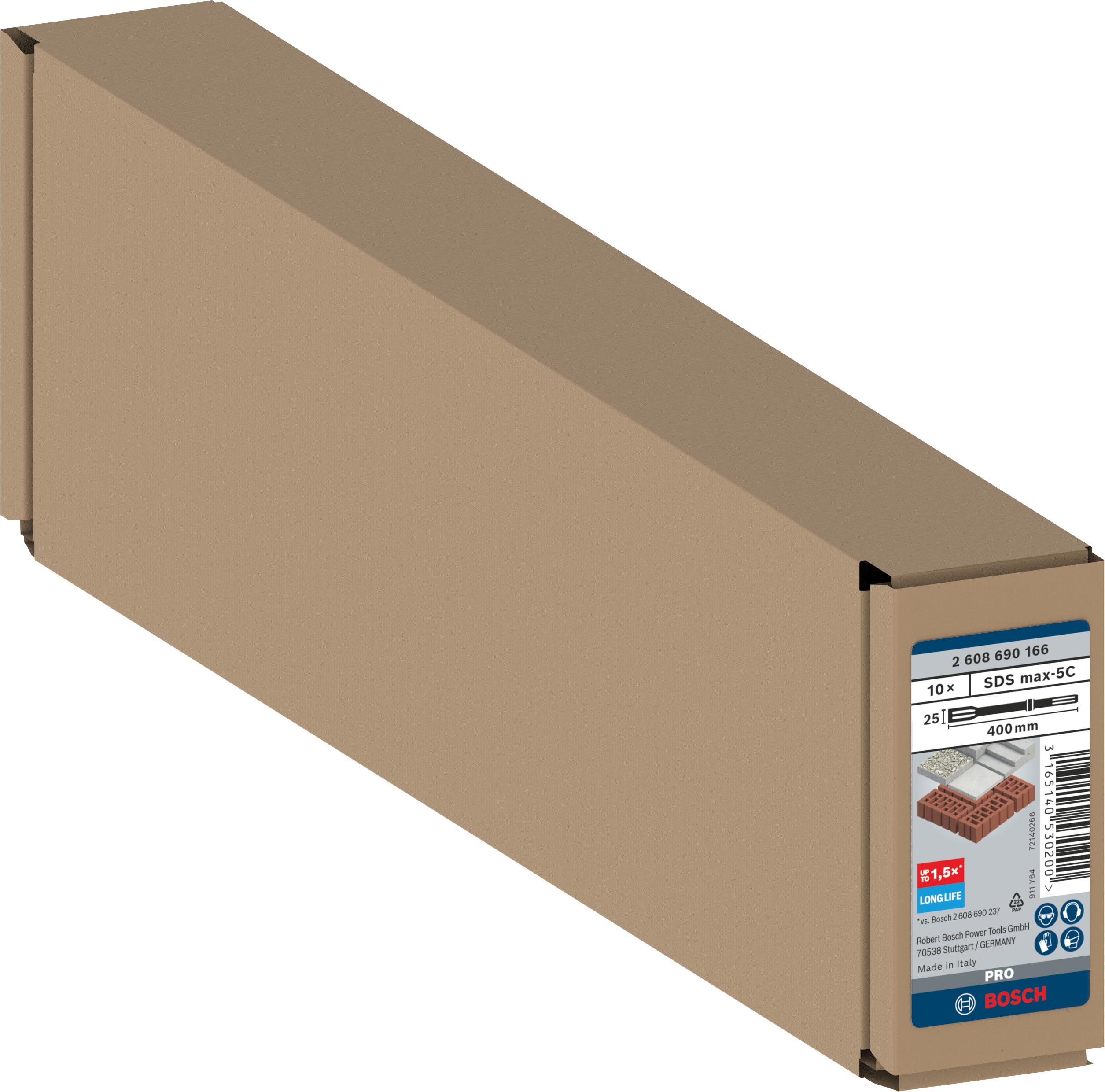 Bosch Profesional Dłuta płaskie RTec Sharp, SDS max 400 mm