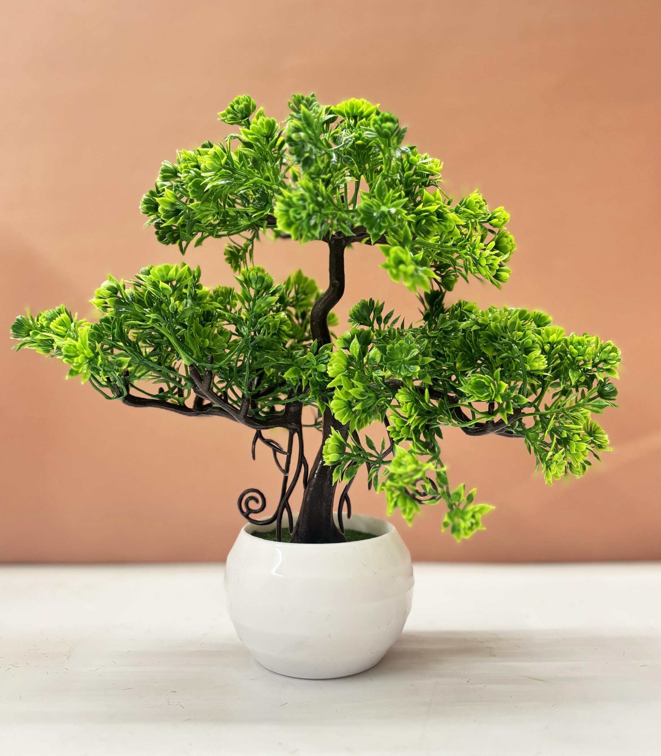 Dekorly Artificial Plants Pot Fake Bonsai Pine Trees Plants Greenery Japanese Pine Bonsai Tree Desktop Display Simulation,Office,Living Room (Height : 30CM, Round Texture Pot) (B0CT3RG2NK) Amazon Price History, Amazon Price Tracker
